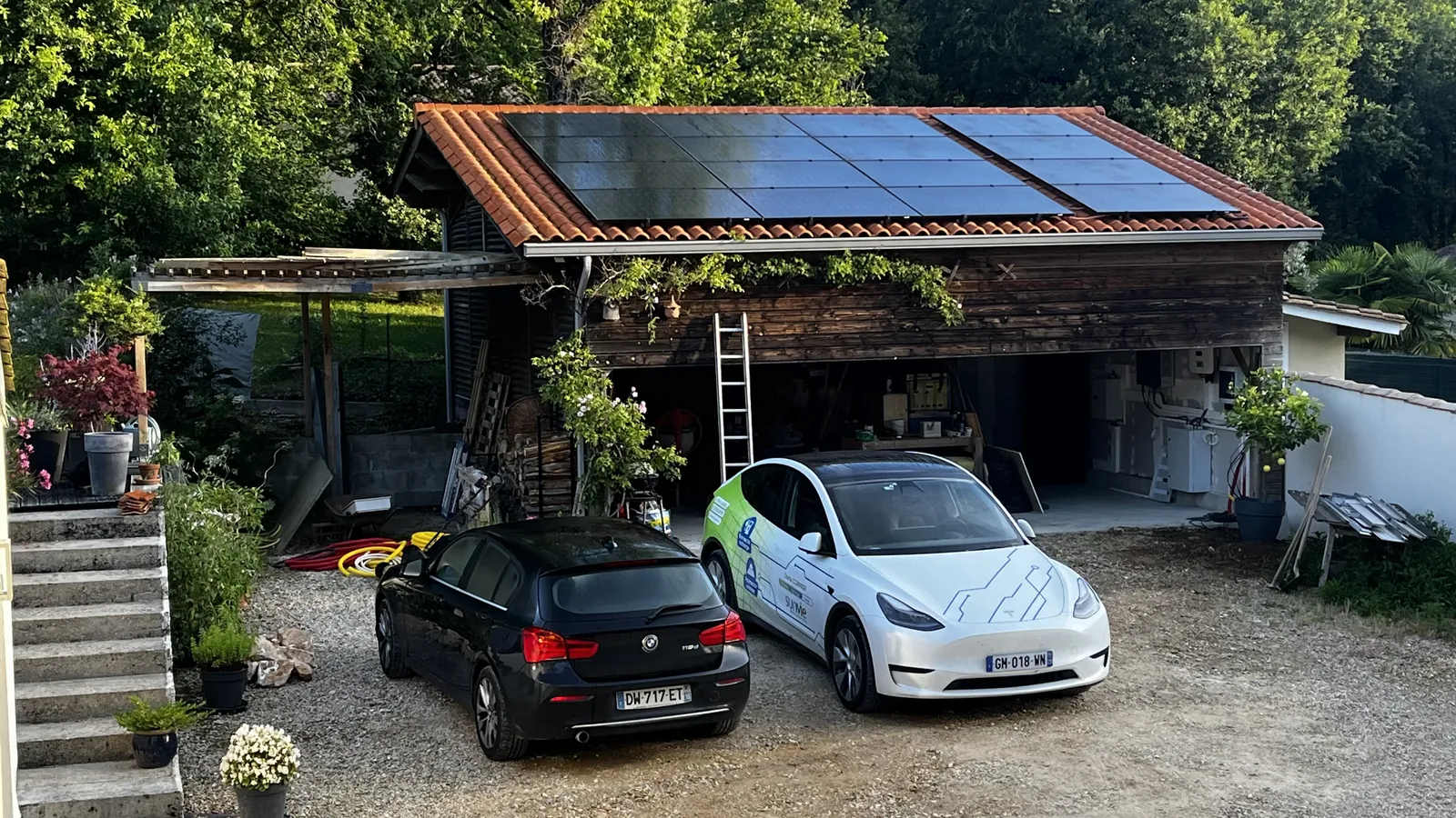 Installation photovoltaïque avec batterie de stockage