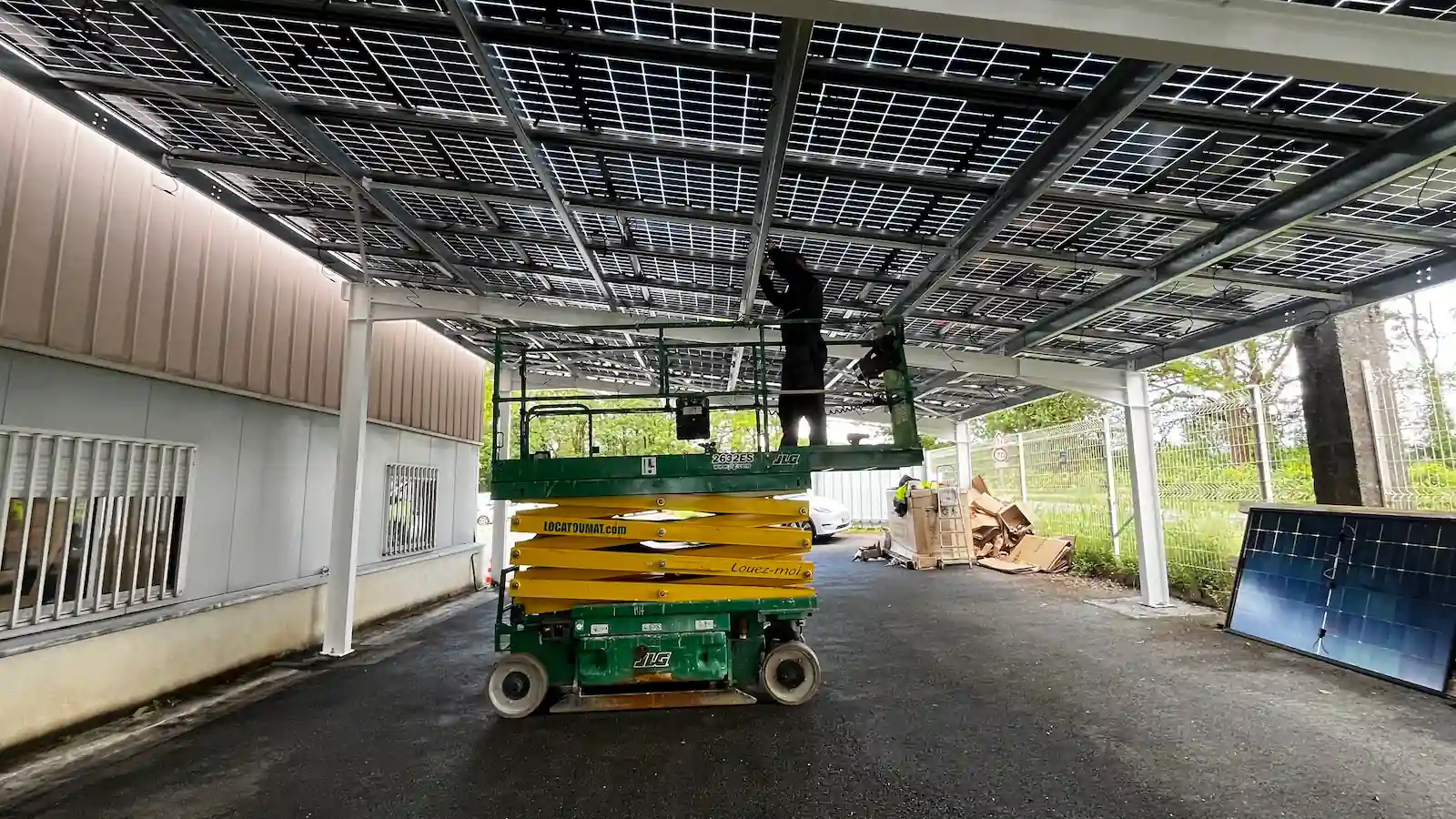 Centrale photovoltaïque installée par HEAOL